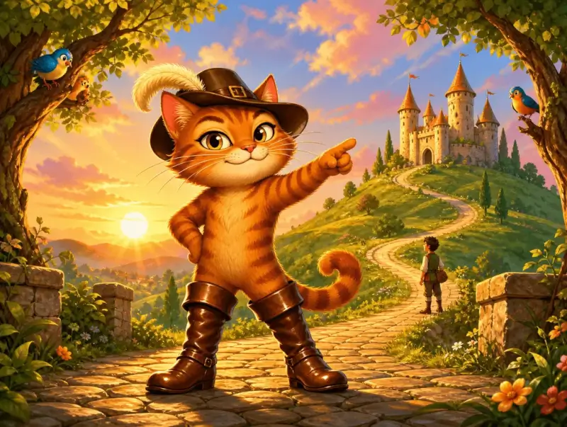Capa da história O Gato de Botas
