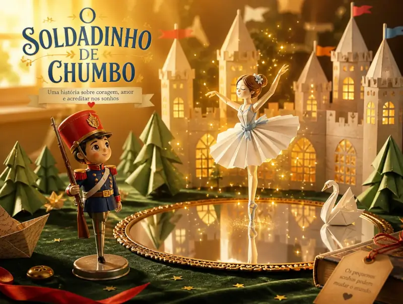 Capa da história O Soldadinho de Chumbo